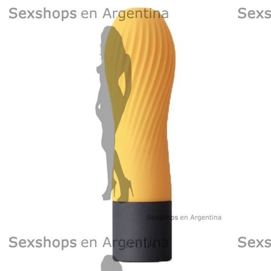 Estimulador clitorial de suave textura sumergible y con 3 velocidades